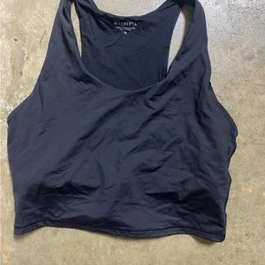 Athleta Black Cropped Tank Sz M